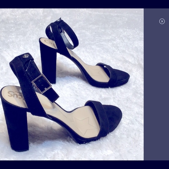 Sam Edelman black shoe block heel - Picture 5 of 7